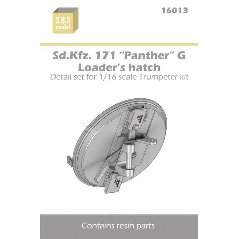 1/16 Sd.Kfz. 171 Panther G Loader's Hatch (for Trumpeter)
