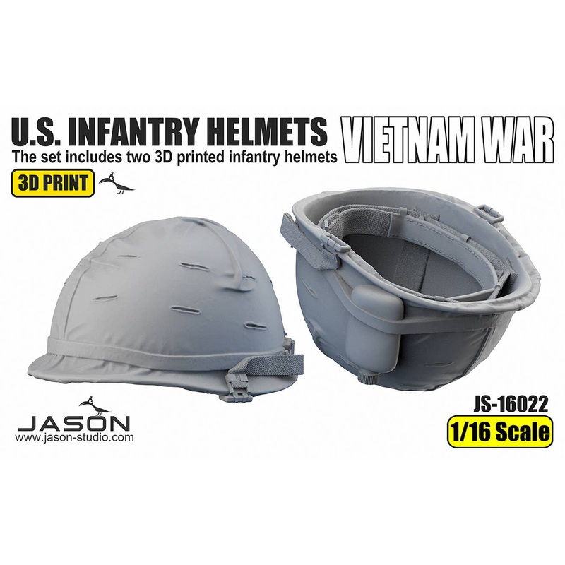 1/16 U.S. Infantry helmets (Vietnam war)