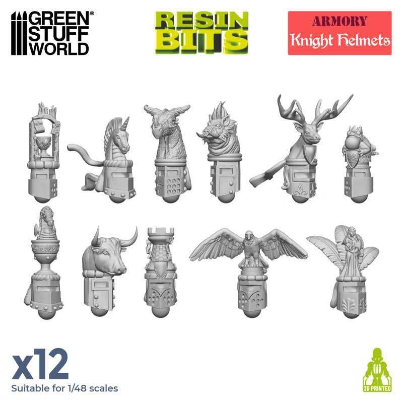 3D Print Set - Old World Knight Helmet