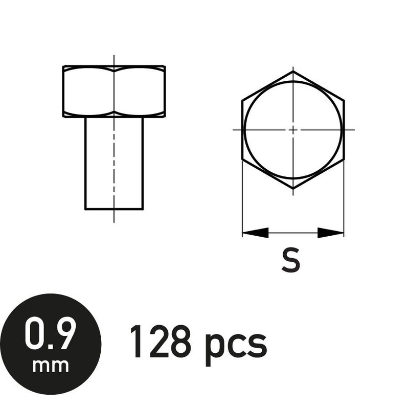 Hexagonal Bolt 0.9 mm
