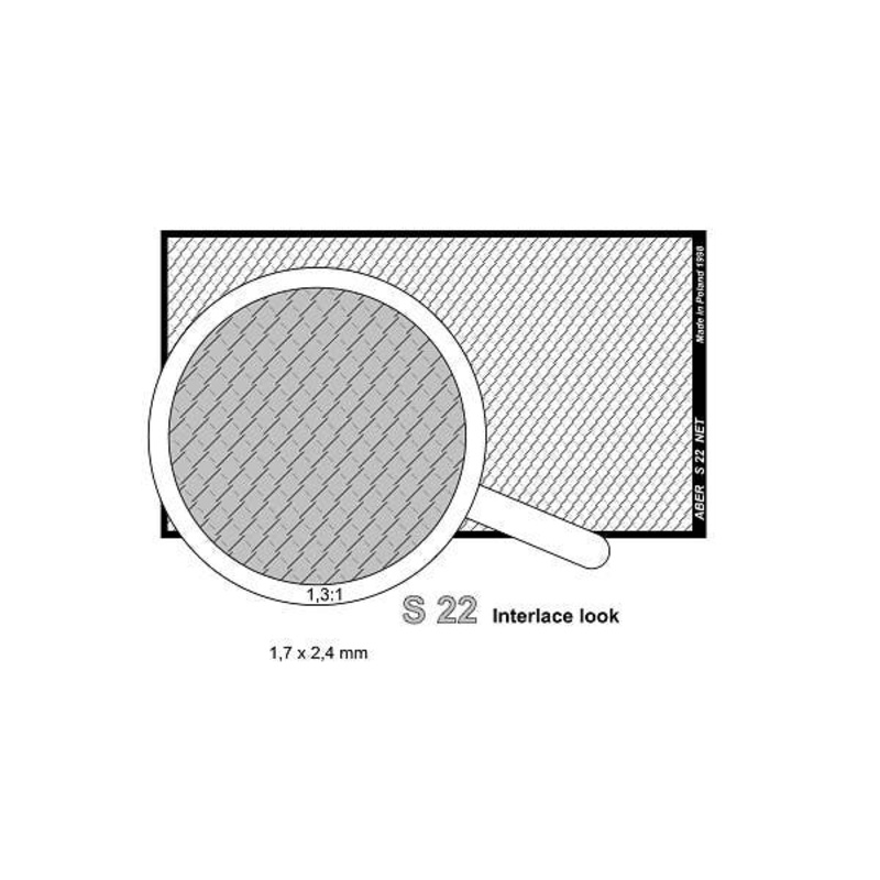 Nets Interlace Look and Hexagonal Set 22 (80x45mm)