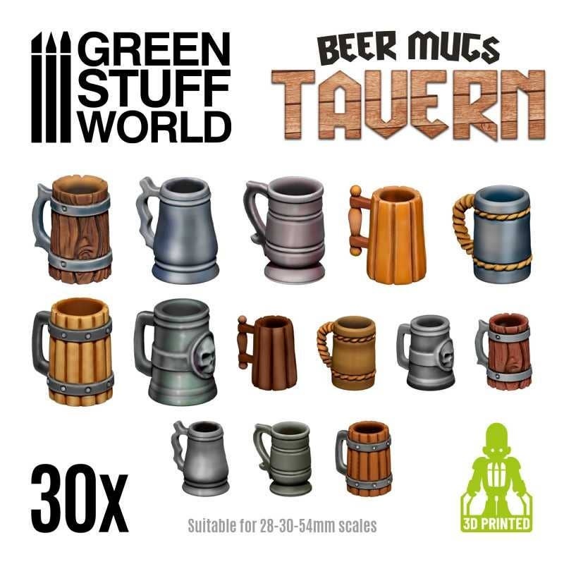 Tavern Beer Mug Set (30 pieces)