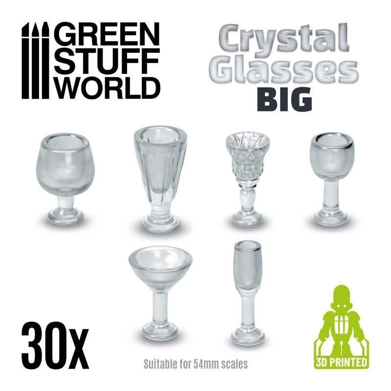 Crystal Wine Glass L size Set (30 pieces)