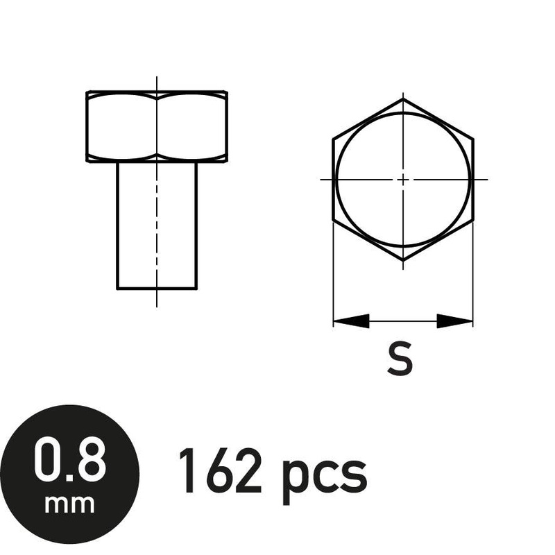 Hexagonal Bolt 0.8 mm