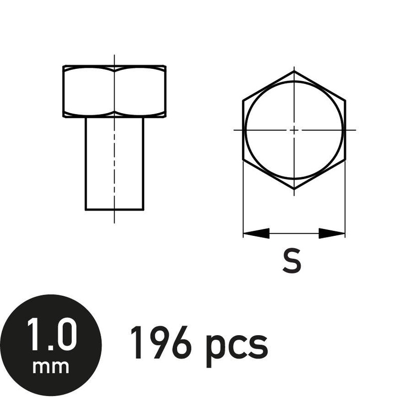 Hexagonal Bolt 1.0 mm