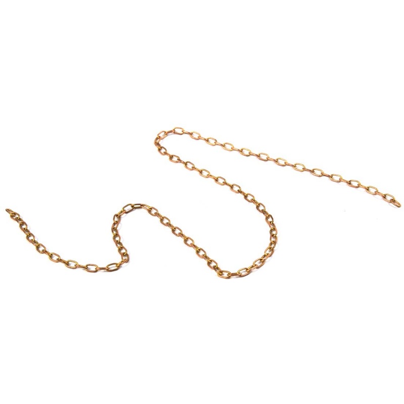 Large Brass Chain (2.8 x 3.8mm, Length 30cm)
