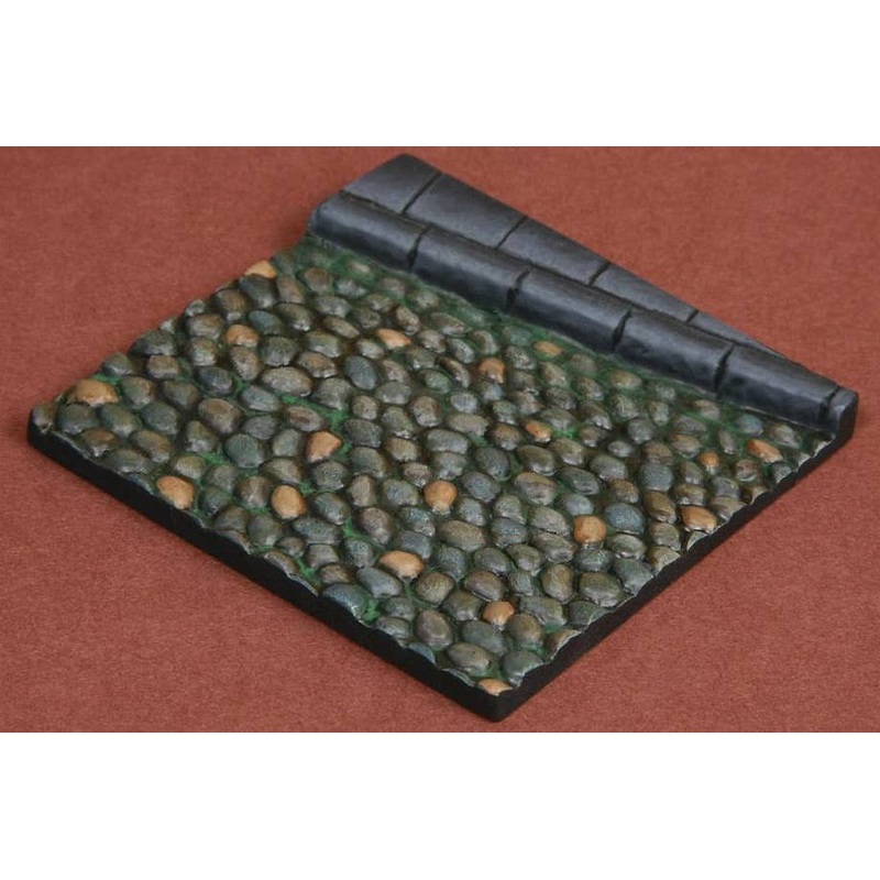 Resin Vignette Base (cobblestone) #2 for 1/35-1/32