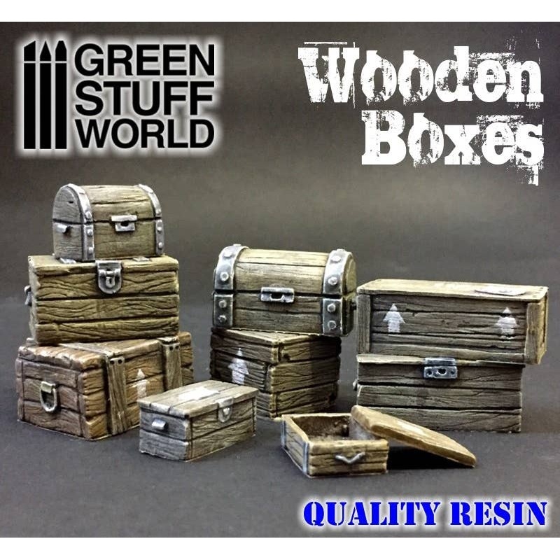 Wooden Boxes Set (9pcs)