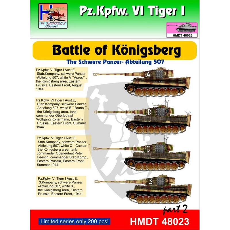 1/48 Pz.Kpfw.VI?Tiger I Battle of Konigsberg (Schwere Pz. Abt.507) Pt.2