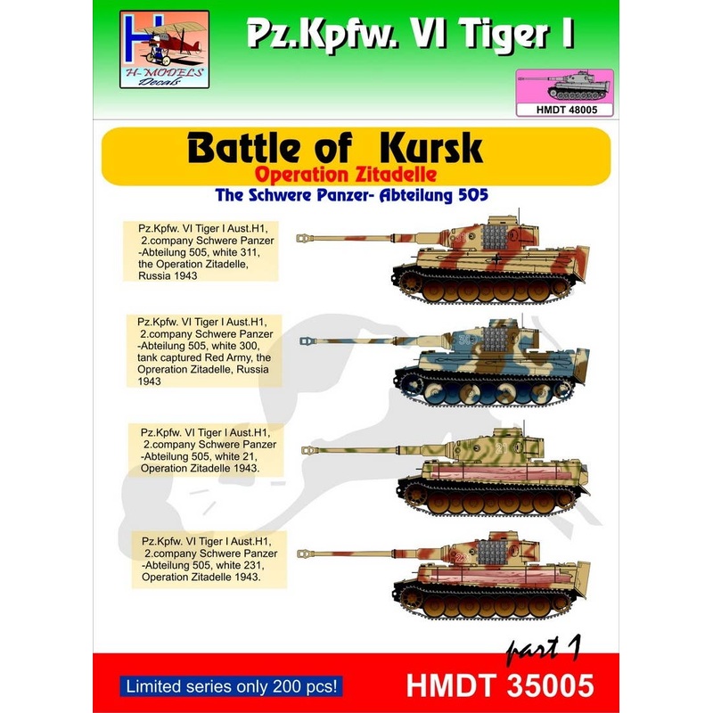 1/48 Pz.Kpfw.VI?Tiger I Battle of Kursk (Schwere Pz.-Abt.505) Pt.1