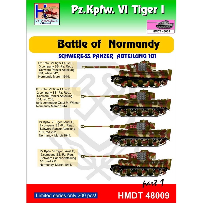 1/48 Pz.Kpfw.VI?Tiger I Battle of Normandy (Schwere SS-Pz. Abt.101) Pt.1