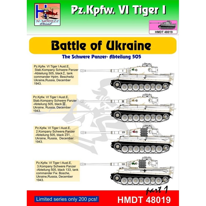 1/48 Pz.Kpfw.VI?Tiger I Battle of Ukraine (Schwere Pz. Abt.505) Pt.1
