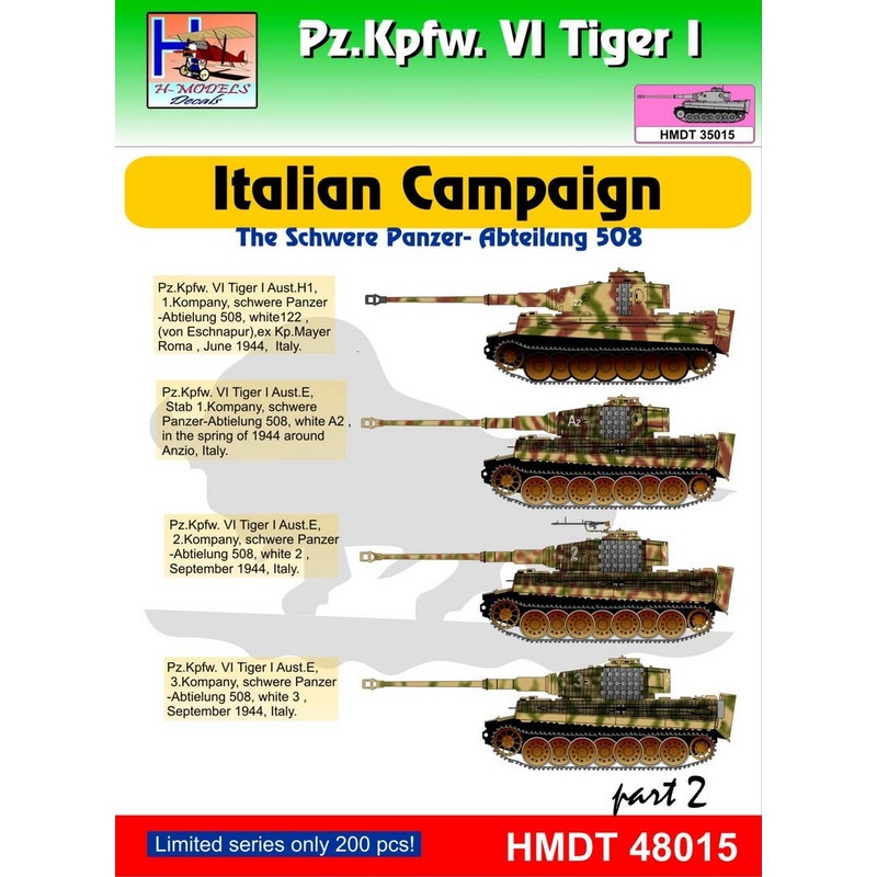 1/48 Pz.Kpfw.VI?Tiger I Italian Campaign (Schwere Pz. Abt.508) Pt.2