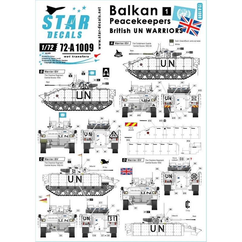 1/72 Balkan Peacekeepers #1 (British UN Warriors)