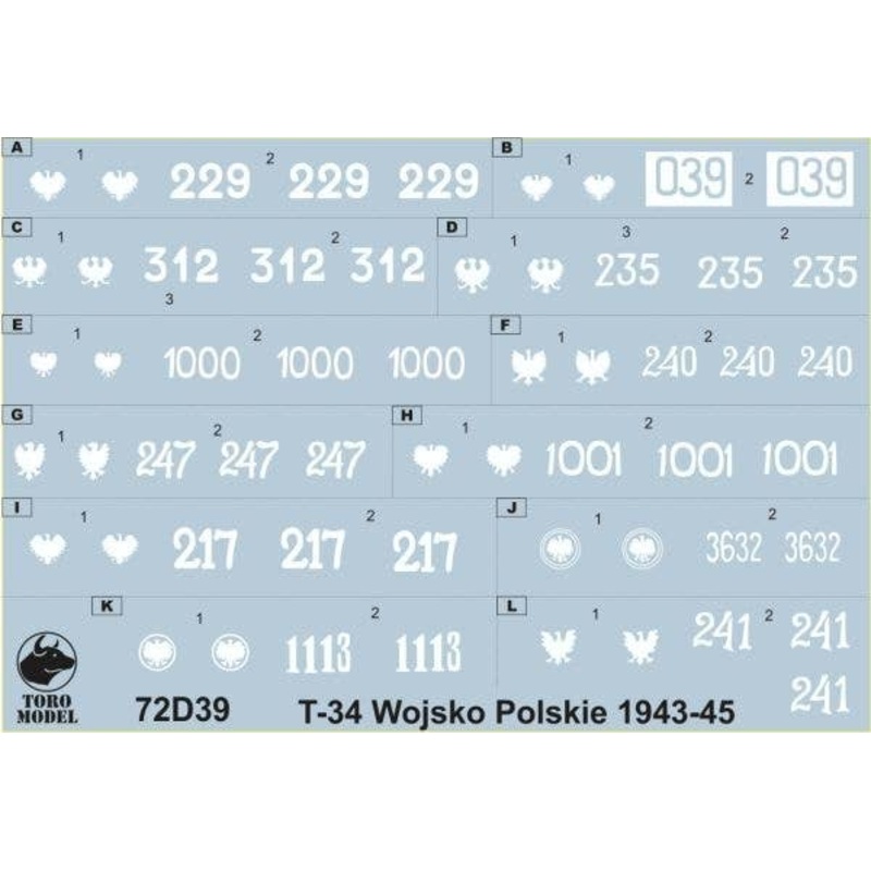 1/72 T-34 Tanks in Polish Service 1943-1945