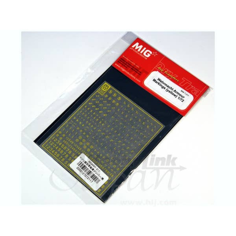 1/72 Wehrmacht Armour Markings Yellow