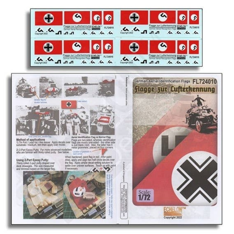 1/72 WWII Germany Anti-aircraft Identification/ Beacon Flag