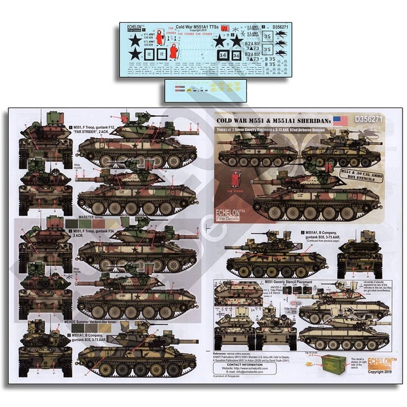 1/35 Cold War M551 & M551A1 Sheridans