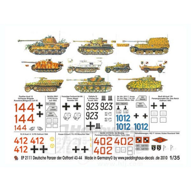 1/35 German Tank Markings Russia 1943-1944