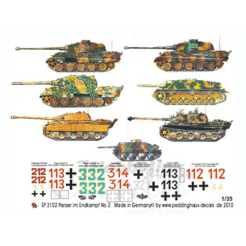 1/35 German Tanks Final Battle of the Reich No. 2