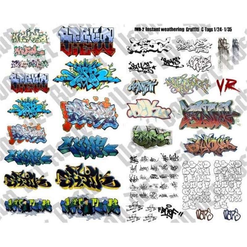 1/35 Graffiti Decals