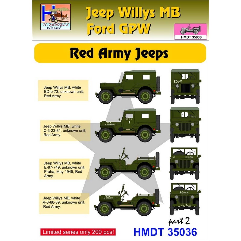 1/35 Jeep Willys MB/Ford GPW: Red Army, Pt.2