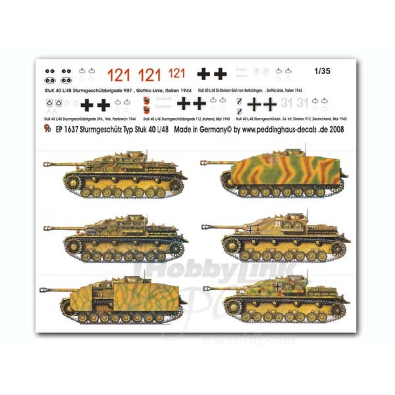 1/35 Markings for StuG IV 40 L/48