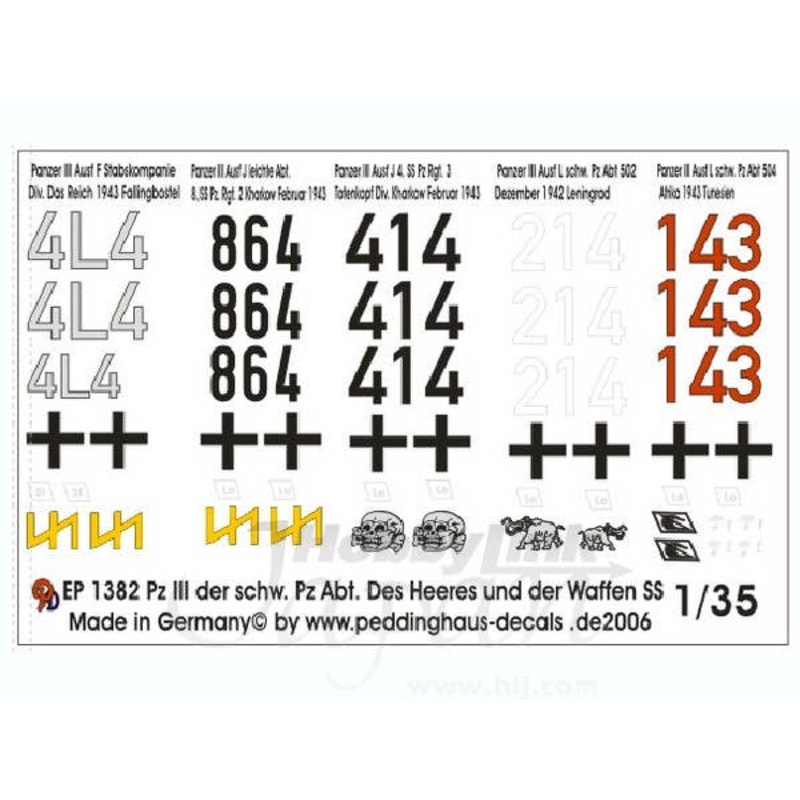 1/35 Panzer III Markings