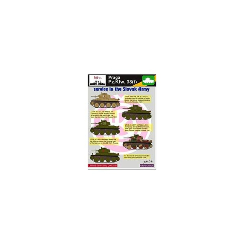 1/35 Pz.Kfw.38(t) Part.4 Slovak Army