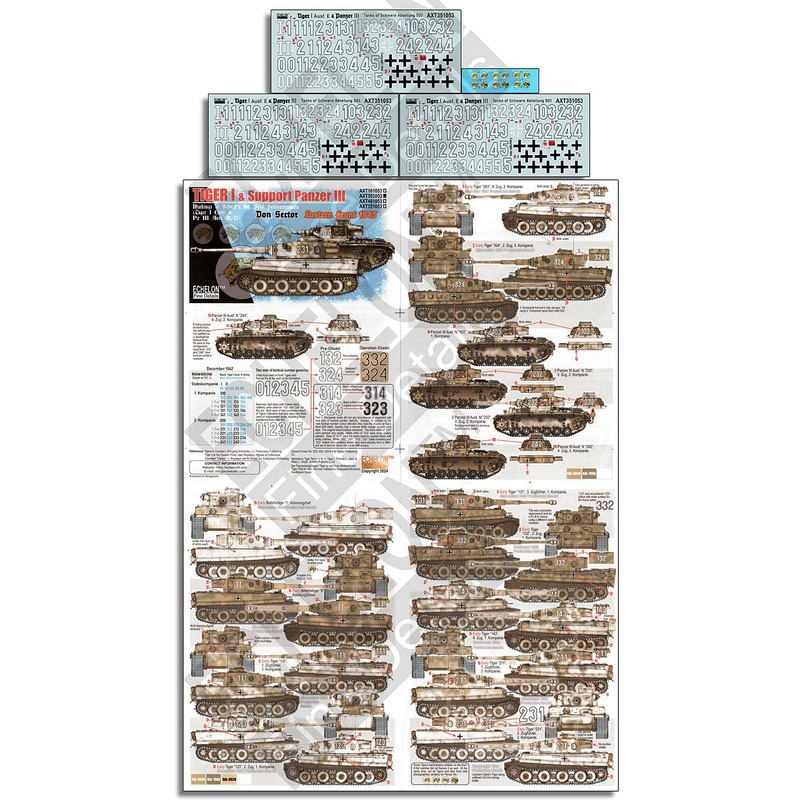 1/35 SchPzAbt 503 Tiger Is & Support Pz IIIs Don Sector 1943