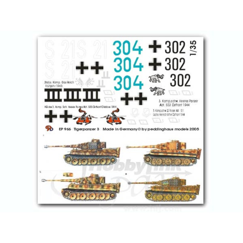 1/35 Tiger I Tanks Set No. 3