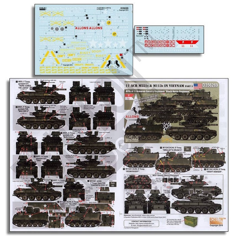 1/35 11 ACR M551s & M113s in Vietnam (Part 3)