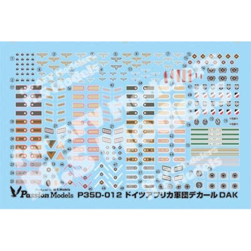 1/35 German African Corps Decal Set