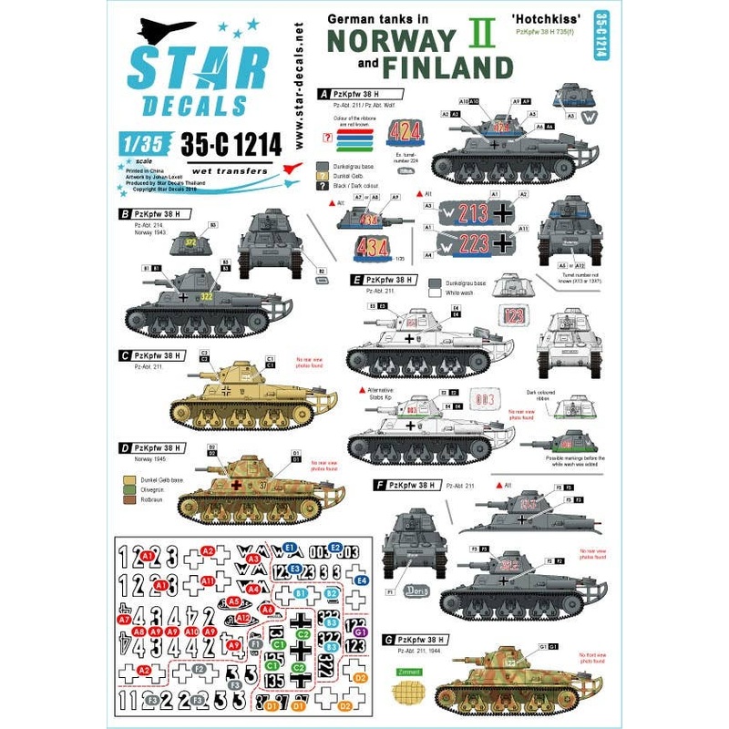 1/35 German Tanksin Norway & Finland #II