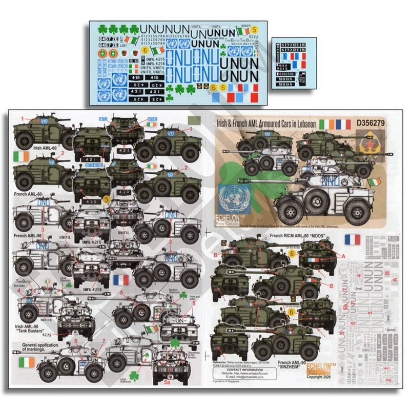 1/35 Irish & French AML Armoured Cars in Cyprus & Lebanon