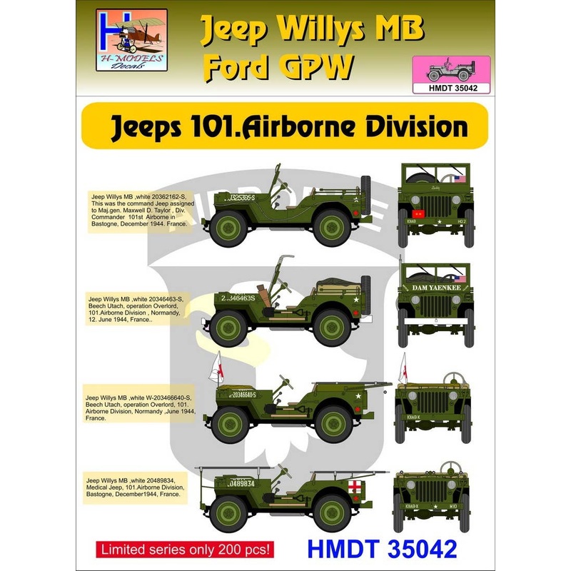 1/35 Jeep Willys MB/Ford GPW: 101st Airborne Div.