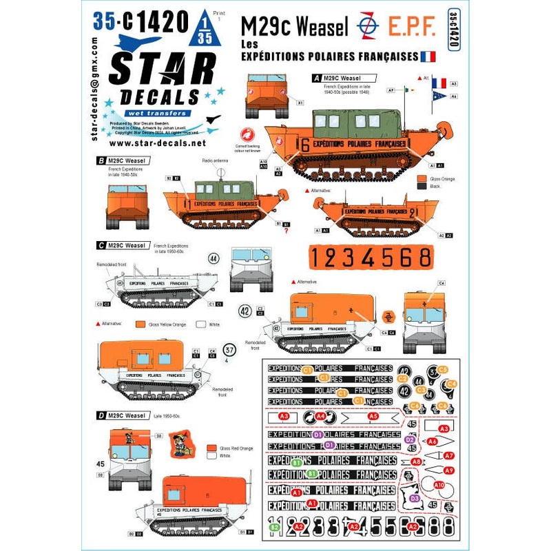 1/35 M29C Weasel - E.P.F. Les Expeditions Polaires Francaises - French Polar Expeditions.