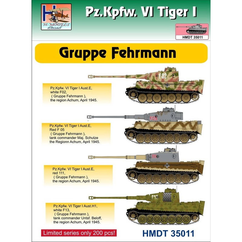 1/35 Pz.Kpfw.VI Tiger I Gruppe Fehrmann
