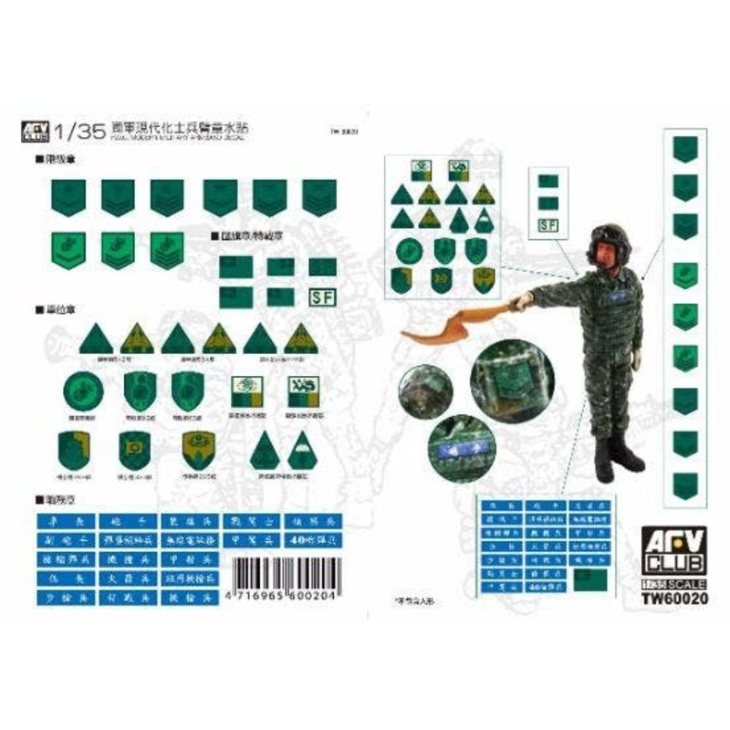 1/35 ROC Modern Military Armband Decal