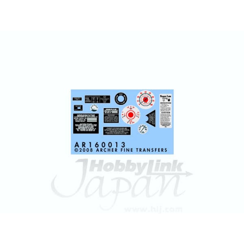 1/16 M-16 Instruments and Placards (for Trumpeter)