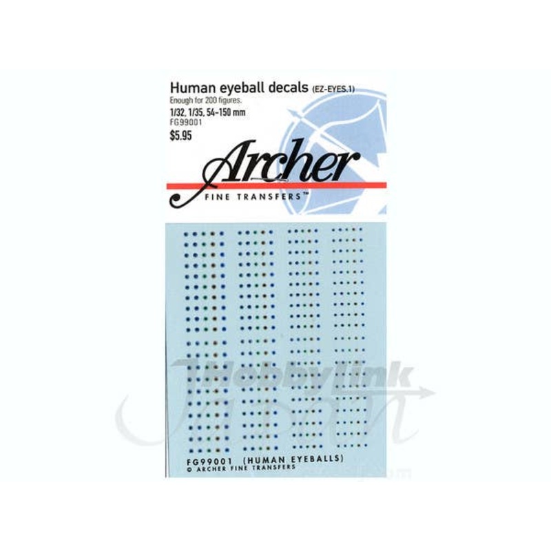 1/32-35 Human Eyeball Decals