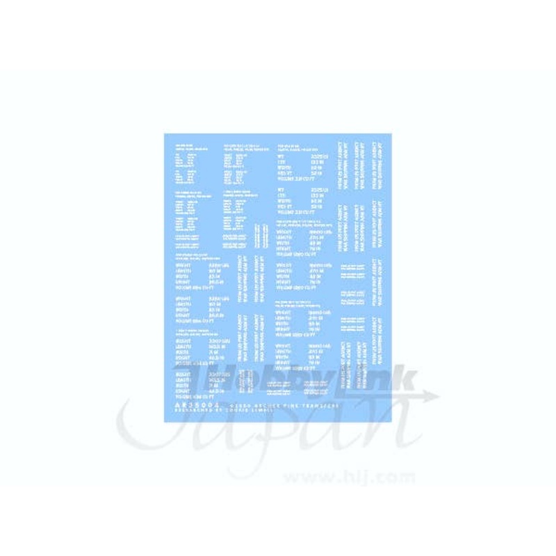 1/35 D-Day Shipping Stencils for US Softskin Vehicles (White)