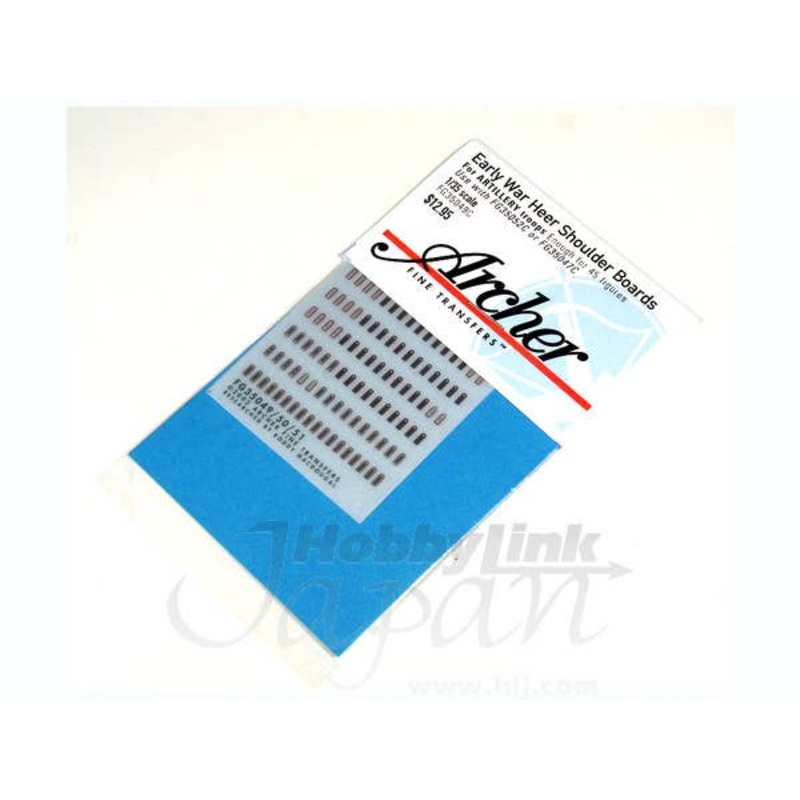 1/35 Early War Heer Shoulder Boards for Artillery Troops