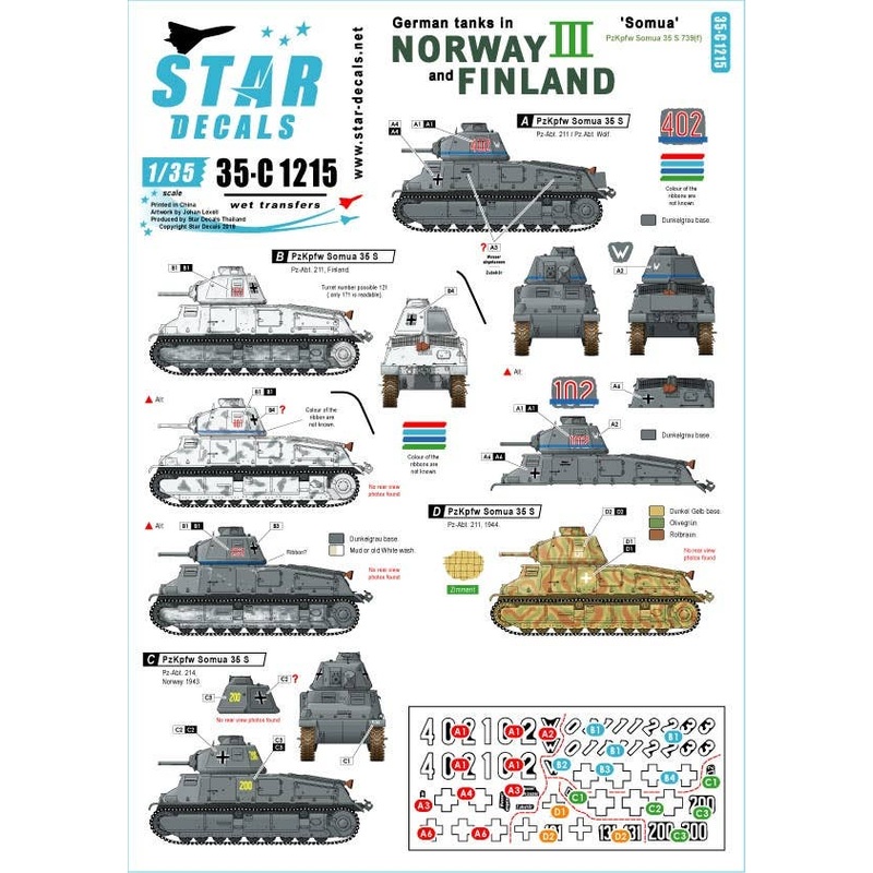 1/35 German Tanksin Norway & Finland #III