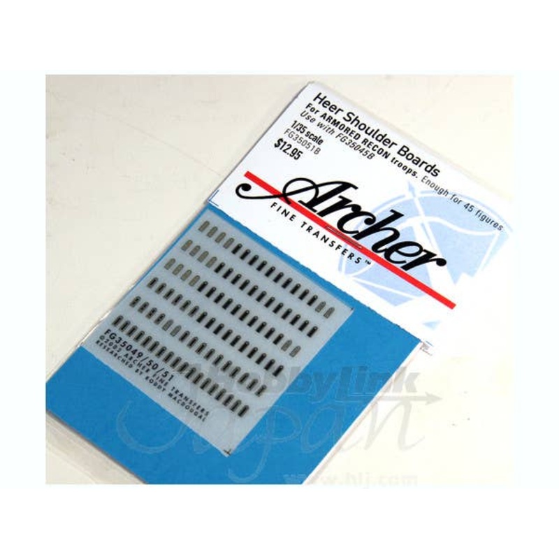1/35 Heer Shoulder Boards for Armoured Recon Troops