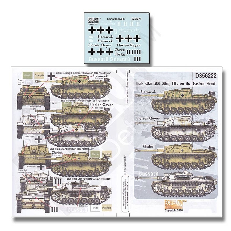 1/35 Late War SS Stug IIIs on the Eastern Front