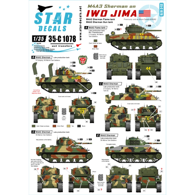 1/35 M4A3 Sherman on Iwo Jima