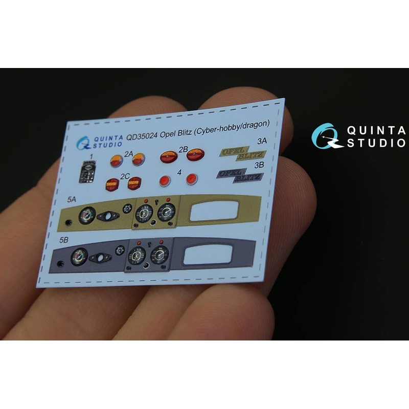 1/35 Opel Blitz 3D-Printed Color Decal for Cyber-hobby/Dragon kit