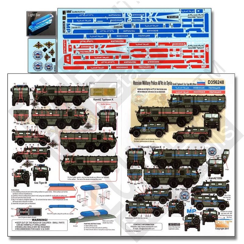 1/35 Russian Military Police AFVs in Syria: Typhoon K, Gaz Tiger-M & Others