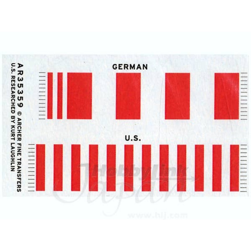 1/35 U.S. and German Aiming Post Stripes